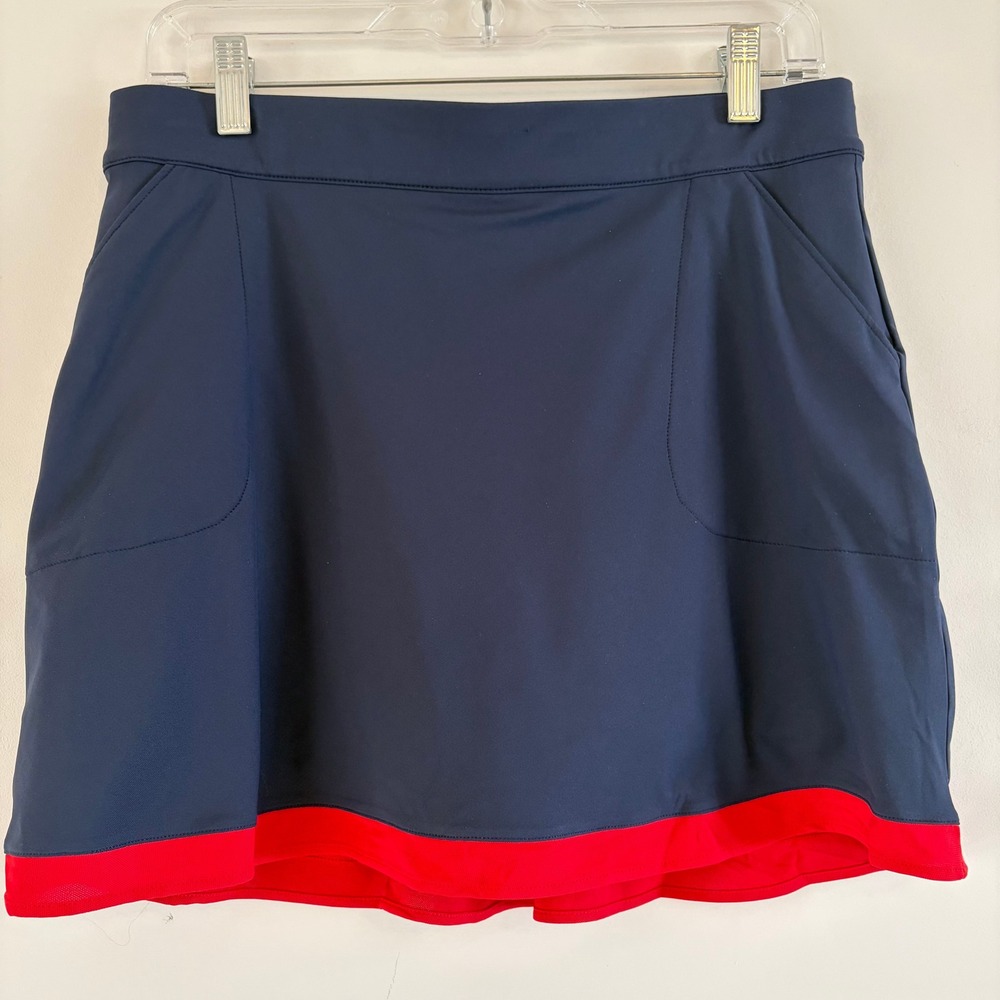 Peter Millar Navy and Red Women's Skort